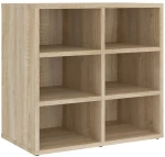 vidaXL Παπουτσοθήκη 2 τεμ. Sonoma Δρυς 52,5 x 30 x 50 εκ. N/A Καφέ