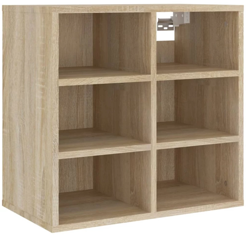 vidaXL Παπουτσοθήκη 2 τεμ. Sonoma Δρυς 52,5 x 30 x 50 εκ. N/A Καφέ