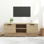 vidaXL Έπιπλο Τηλεόρασης Sonoma Δρυς 102x35x36,5εκ. Επεξεργασμένο Ξύλο N/A Καφέ