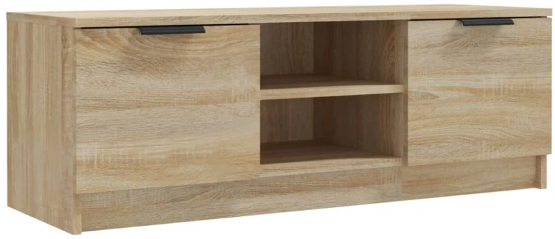 vidaXL Έπιπλο Τηλεόρασης Sonoma Δρυς 102x35x36,5εκ. Επεξεργασμένο Ξύλο N/A Καφέ