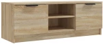 vidaXL Έπιπλο Τηλεόρασης Sonoma Δρυς 102x35x36,5εκ. Επεξεργασμένο Ξύλο N/A Καφέ