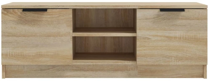 vidaXL Έπιπλο Τηλεόρασης Sonoma Δρυς 102x35x36,5εκ. Επεξεργασμένο Ξύλο N/A Καφέ
