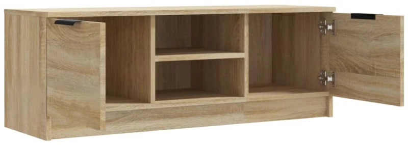 vidaXL Έπιπλο Τηλεόρασης Sonoma Δρυς 102x35x36,5εκ. Επεξεργασμένο Ξύλο N/A Καφέ