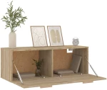 vidaXL Ντουλάπι Τοίχου Sonoma Δρυς 100x36,5x35 εκ. Επεξεργασμένο Ξύλο N/A Καφέ