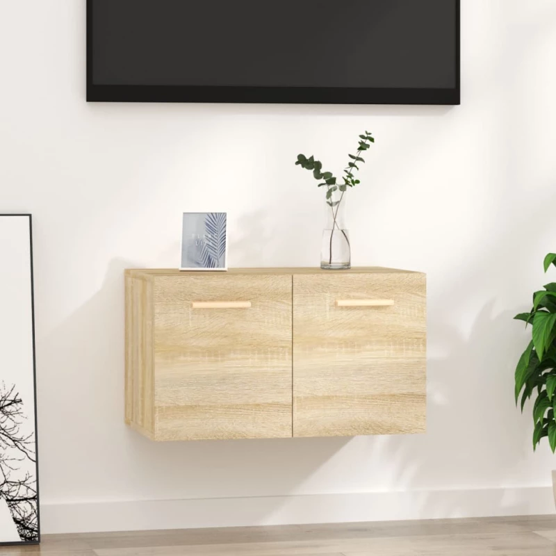 vidaXL Ντουλάπι Τοίχου Sonoma Δρυς 60x36,5x35 εκ. Επεξεργασμένο Ξύλο N/A Καφέ