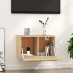 vidaXL Ντουλάπι Τοίχου Sonoma Δρυς 60x36,5x35 εκ. Επεξεργασμένο Ξύλο N/A Καφέ