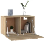 vidaXL Ντουλάπι Τοίχου Sonoma Δρυς 60x36,5x35 εκ. Επεξεργασμένο Ξύλο N/A Καφέ
