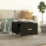 vidaXL Τραπεζάκια Σαλονιού 2 τεμ. Μαύρα 50x50x40 εκ. Επεξεργ. Ξύλο N/A Μαύρο