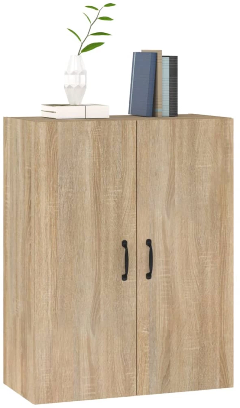 vidaXL Ντουλάπι Κρεμαστό Sonoma Δρυς 69,5x34x90 εκ. Επεξεργασμένο Ξύλο N/A Καφέ