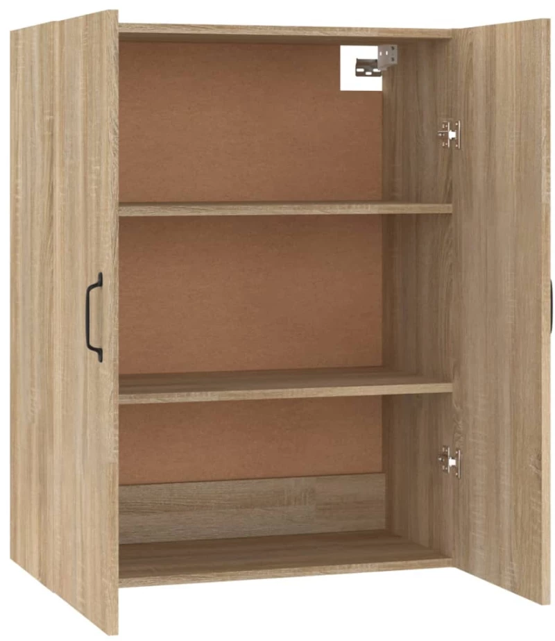 vidaXL Ντουλάπι Κρεμαστό Sonoma Δρυς 69,5x34x90 εκ. Επεξεργασμένο Ξύλο N/A Καφέ