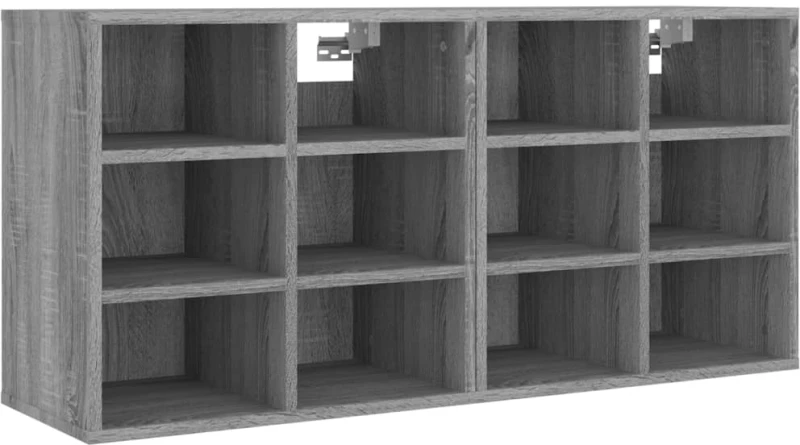 vidaXL Παπουτσοθήκη 2 τεμ. Γκρι Sonoma 52,5 x 30 x 50 εκ. N/A Γκρι
