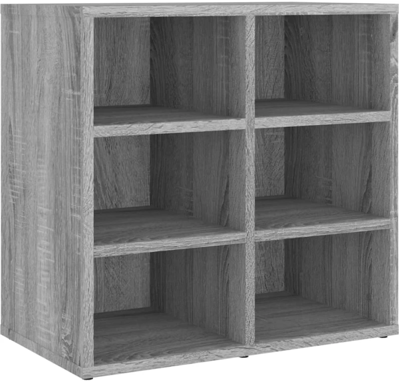 vidaXL Παπουτσοθήκη 2 τεμ. Γκρι Sonoma 52,5 x 30 x 50 εκ. N/A Γκρι