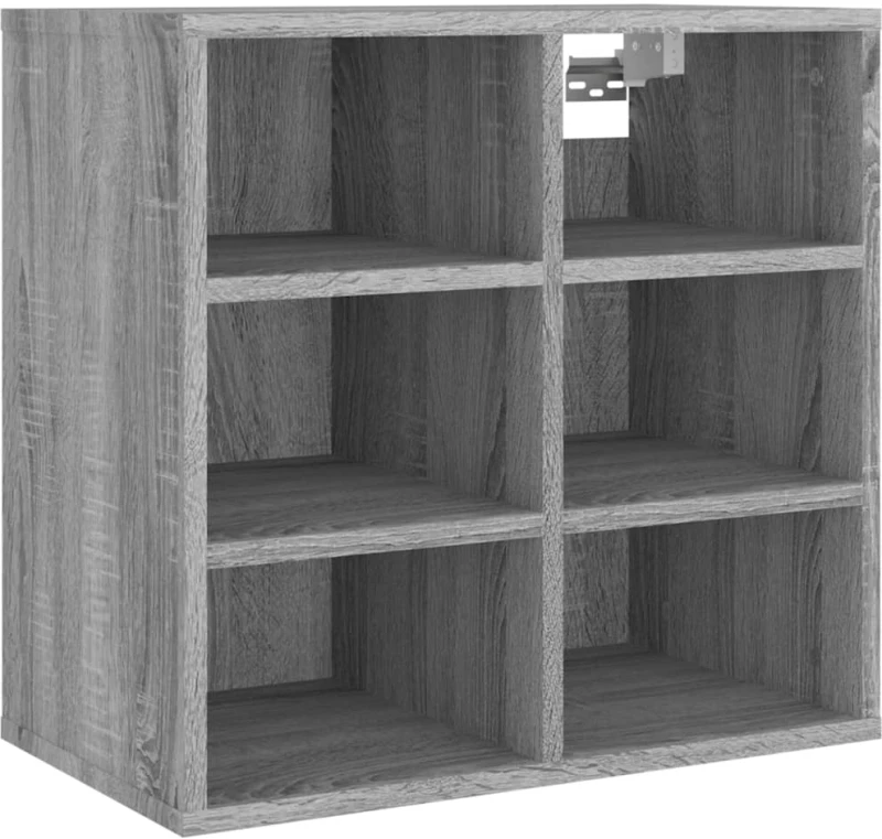 vidaXL Παπουτσοθήκη 2 τεμ. Γκρι Sonoma 52,5 x 30 x 50 εκ. N/A Γκρι