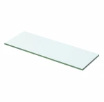 vidaXL Ράφι Πάνελ Διάφανο 50 x 12 εκ. Γυάλινο 50 x 12 cm Διαφανές