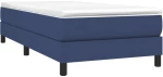vidaXL Πλαίσιο Κρεβατιού Boxspring Μπλε 90 x 200 εκ. Υφασμάτινο 90 x 200 cm Μπλε