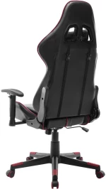 vidaXL Καρέκλα Gaming Μαύρο / Μπορντό από Συνθετικό Δέρμα  Πολύχρωμο