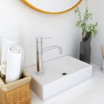 vidaXL Νιπτήρας Λευκός 400 x 220 x 90 χιλ. από SMC  Λευκό