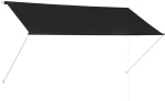 vidaXL Τέντα Συρόμενη Ανθρακί 250 x 150 εκ. 250 x 150 cm Ανθρακί