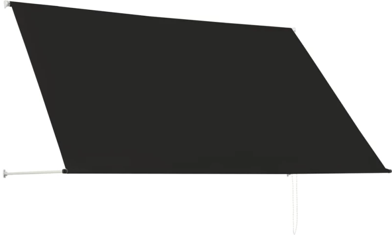 vidaXL Τέντα Συρόμενη Ανθρακί 250 x 150 εκ. 250 x 150 cm Ανθρακί
