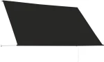 vidaXL Τέντα Συρόμενη Ανθρακί 250 x 150 εκ. 250 x 150 cm Ανθρακί