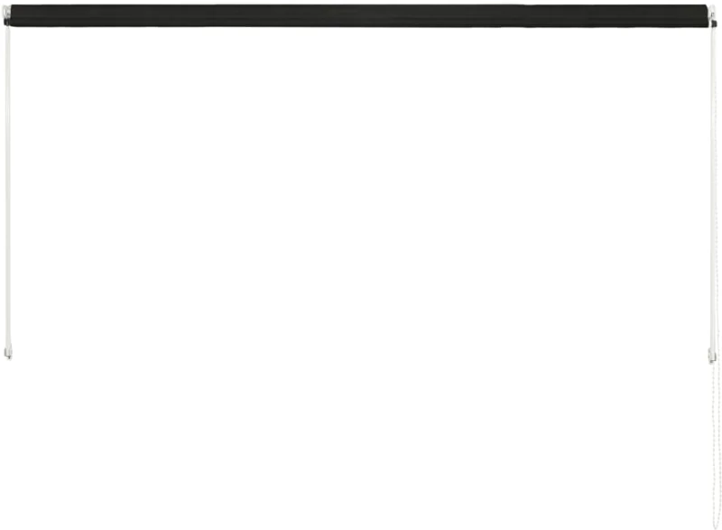 vidaXL Τέντα Συρόμενη Ανθρακί 250 x 150 εκ. 250 x 150 cm Ανθρακί