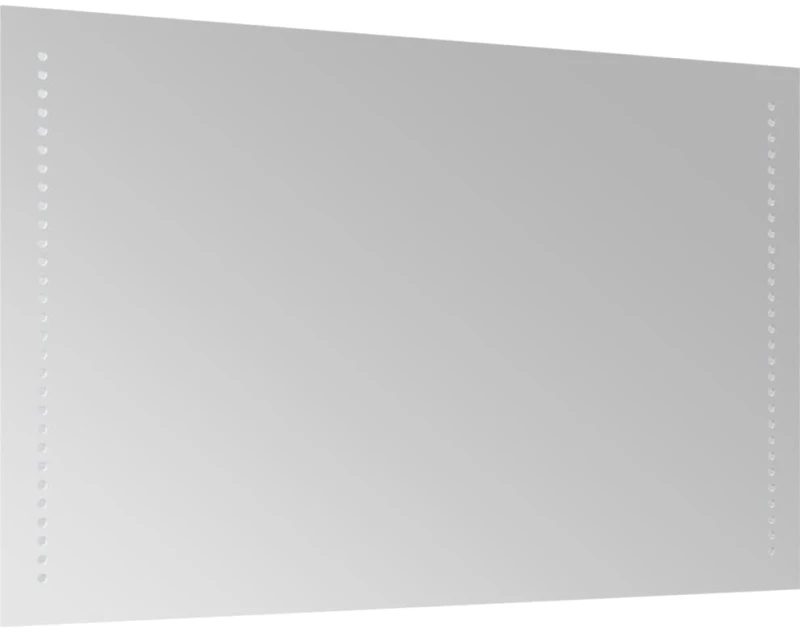 vidaXL Καθρέφτης Μπάνιου με LED 80x50 εκ. 80 x 50 cm Διαφανές