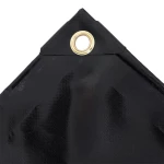 vidaXL Μουσαμάς Μαύρος 650 γρ./μ.² 3,5 x 2,5 μ. 3.5 x 2.5 m Μαύρο