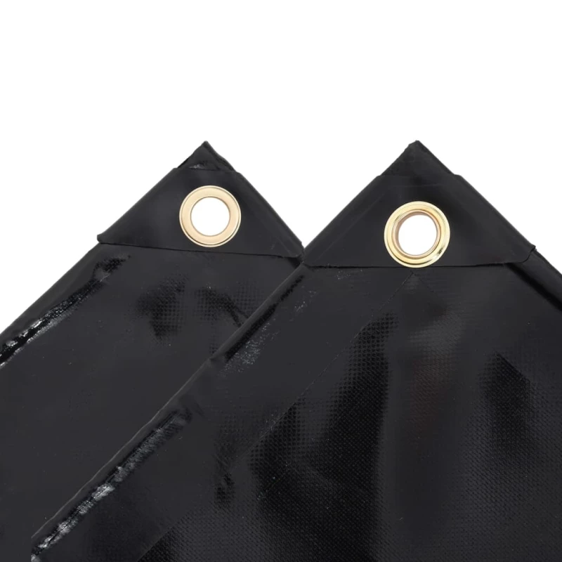 vidaXL Μουσαμάς Μαύρος 650 γρ./μ.² 3,5 x 2,5 μ. 3.5 x 2.5 m Μαύρο