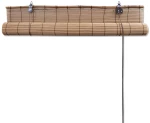 Στόρια Καφέ 150 x 220 εκ. Μπαμπού 150 x 220 cm Καφέ