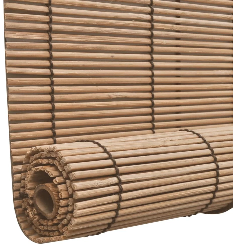 vidaXL Στόρια Σκίασης 2 τεμ. Καφέ 150 x 220 εκ. από Μπαμπού  Καφέ
