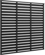 vidaXL Πάνελ Περίφραξης Μαύρο 180 x 180 εκ. από WPC 180 x 180 cm Μαύρο
