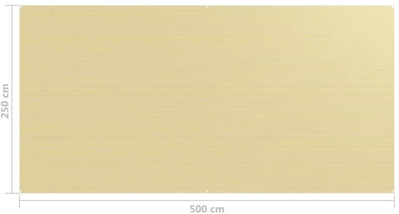 vidaXL Χαλί Σκηνής Μπεζ 250 x 500 εκ. 250 x 500 cm