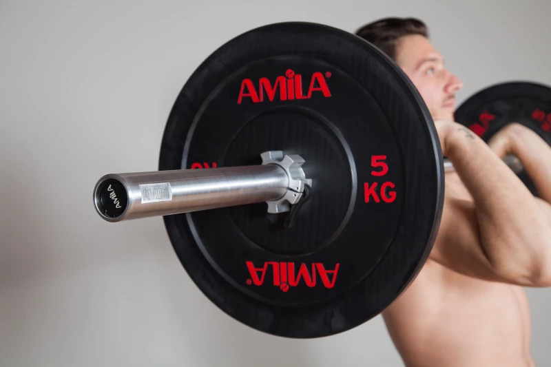 Δίσκος AMILA Black R Bumper 50mm 5Kg