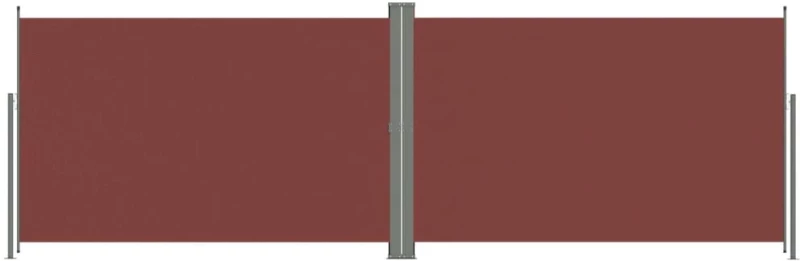vidaXL Σκίαστρο Πλαϊνό Συρόμενο Καφέ 220 x 600 εκ. 220 x 600 cm Καφέ