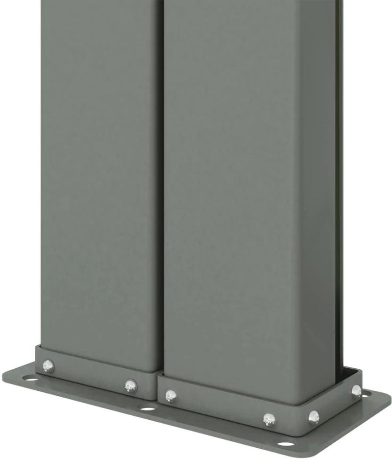vidaXL Σκίαστρο Πλαϊνό Συρόμενο Καφέ 220 x 600 εκ. 220 x 600 cm Καφέ
