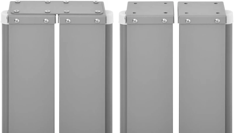 vidaXL Σκίαστρο Πλαϊνό Συρόμενο Μαύρο 100 x 1000 εκ. 100 x 1000 cm Μαύρο