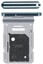 Βάση Κάρτας Sim Samsung SM-G780F Galaxy S20 Πράσινο Original GH98-46007D