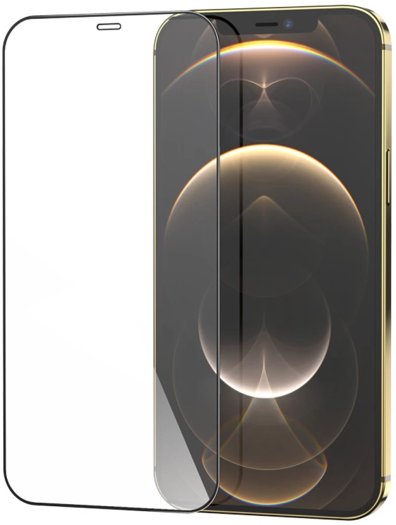 Tempered Glass Hoco G7  Full Screen HD για Apple iPhone 12 Mini Μαύρο Σετ 10 τμχ.