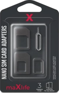 Maxlife Nano SIM Card Adapters
