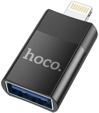 Αντάπτορας Hoco UA17 Lightning σε USB 2.0 με Λειτουργία OTG Μαύρο