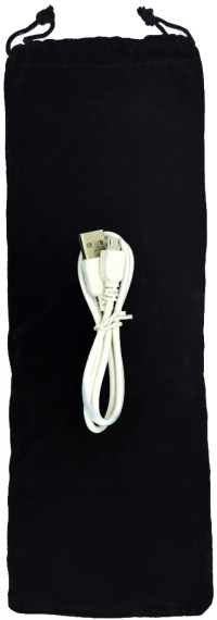 Καλώδιο σύνδεσης Ancus HiConnect USB σε Micro-USB 1A Λευκό 0.60m με Μαύρο Βελούδινο Πουγκί Αποθήκευσης Συσκευών