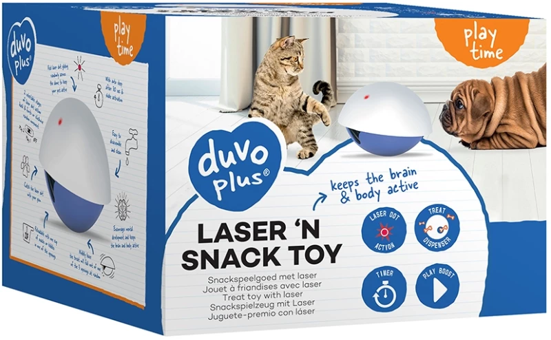 Παιχνίδι Γάτας Duvo Laser and Snack Toy 19x19x15cm