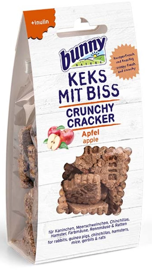 Λιχουδιά Bunny Crunchy Cracker με Μήλο 50gr
