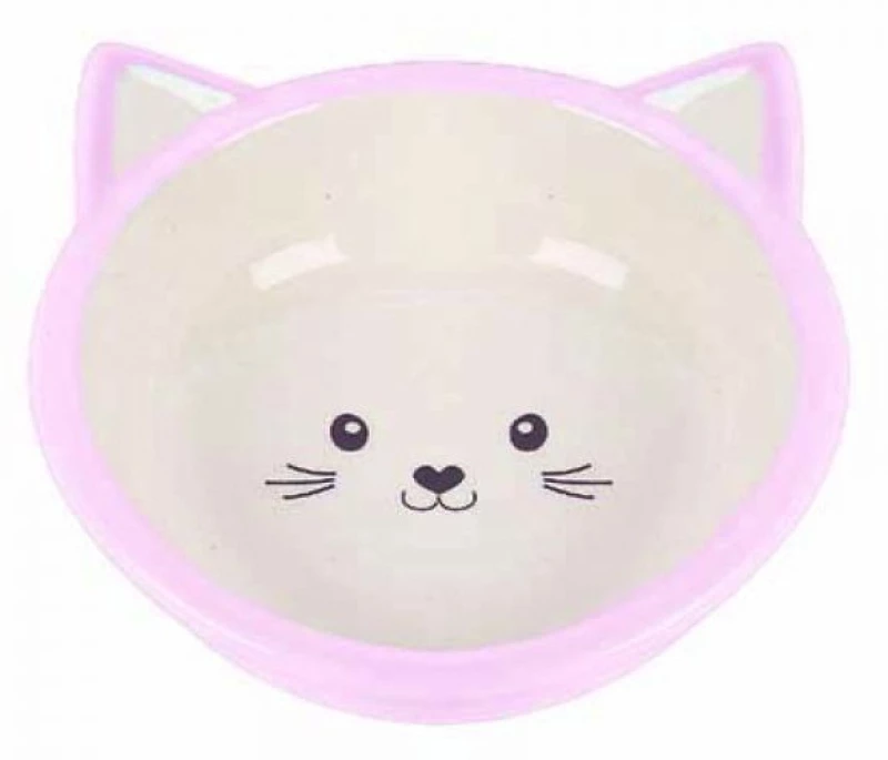 Happy Pet Κεραμικό Μπολ Γάτας Kitten Pink 13x14x4.5cm