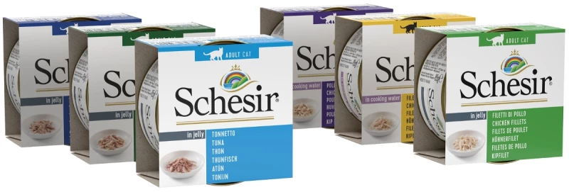 Schesir Cat Jelly Φιλετάκια Κοτόπουλου 85gr 1τμχ
