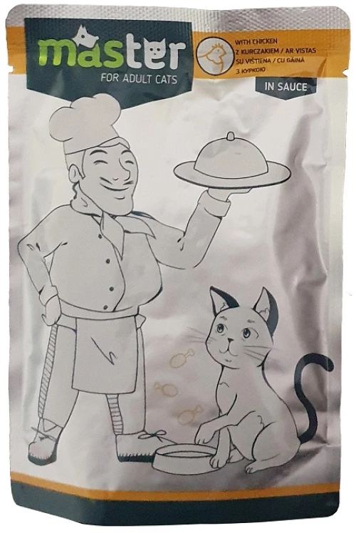 Master Adult Cat Chicken in Sauce 80gr