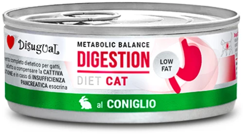 Κλινική Κονσέρβα Γάτας Disugual Diet Cat - Digestion Rabbit Με Κουνέλι 85gr