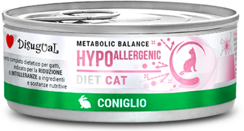 Κλινική Κονσέρβα Γάτας Disugual Diet Cat - Hypo Allergenic Με Κουνέλι 85gr