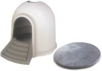 ΣΠΙΤΙ ΣΚΥΛΟΥ M-PETS IGLOO ΡΟΖ 45,7X60X43cm ΜΕ ΣΤΡΩΜΑΤΑΚΙ