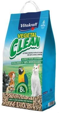 Vitakraft Πέλετ Vegetal Clean 8lt